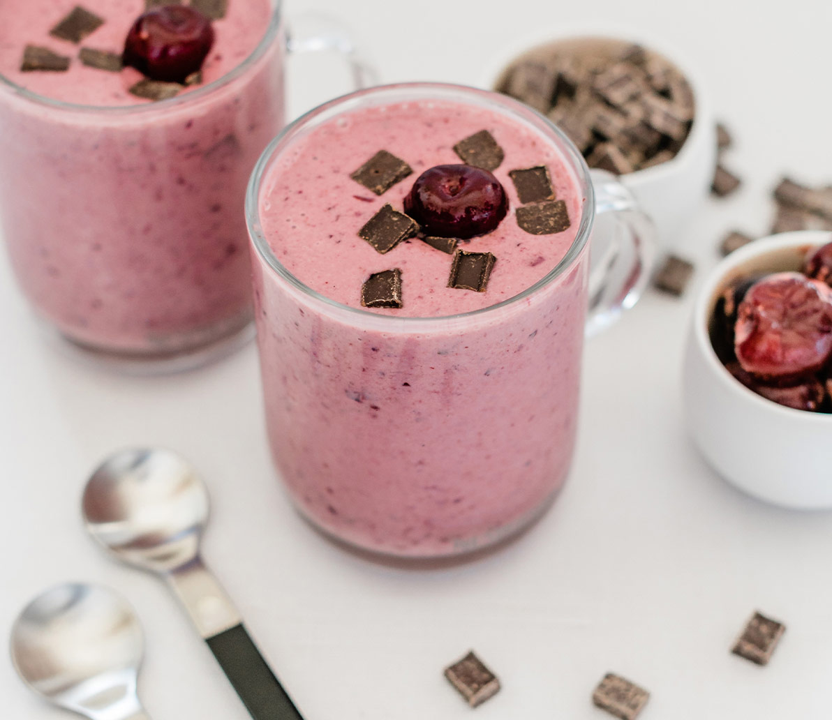 Cherry Dark Chocolate Chip Smoothie